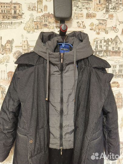 Пальто женское стеганое еврозима