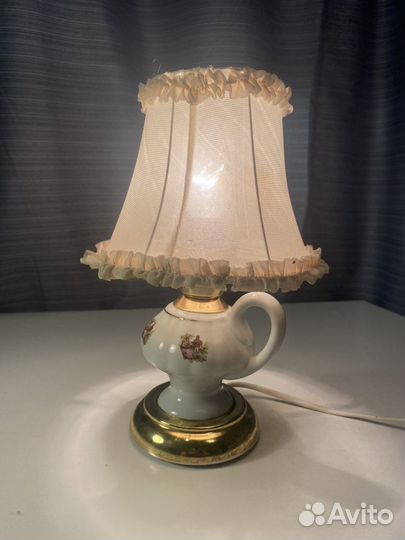 Лампа настольная ночник винтаж