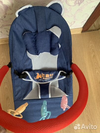 Детский шезлонг-качалка