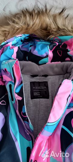 Зимний комбинезон для девочки 104