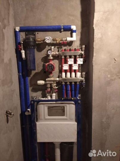 Монтаж отопления, теплых полов, бойлерных