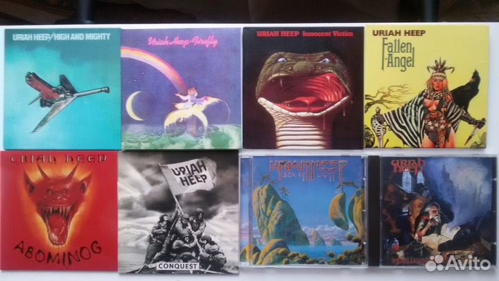 Uriah heep на фирменных CD, коллекция