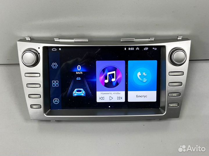 Магнитола Toyota Camry 40 Android с кнопками