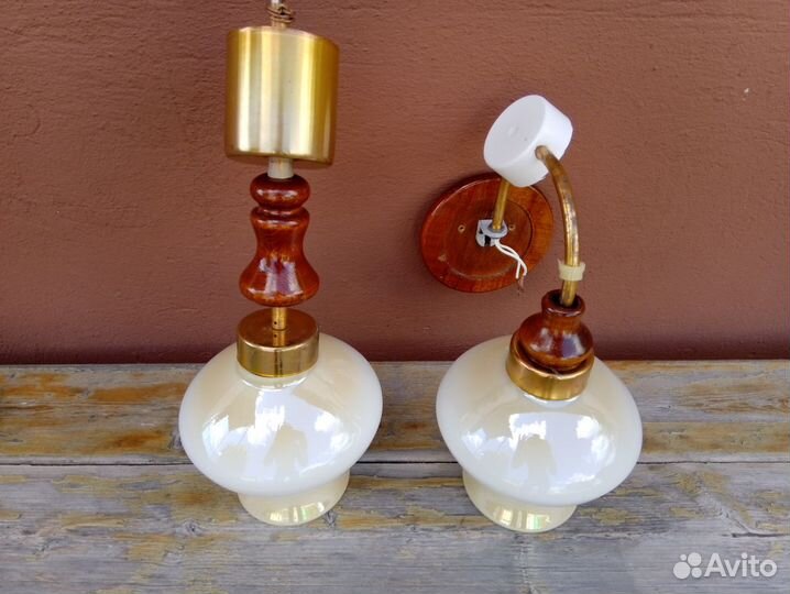 Светильники настенный и потолочный