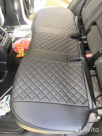 Чехлы Haval F7/ F7X Экокожа ромб Автопилот