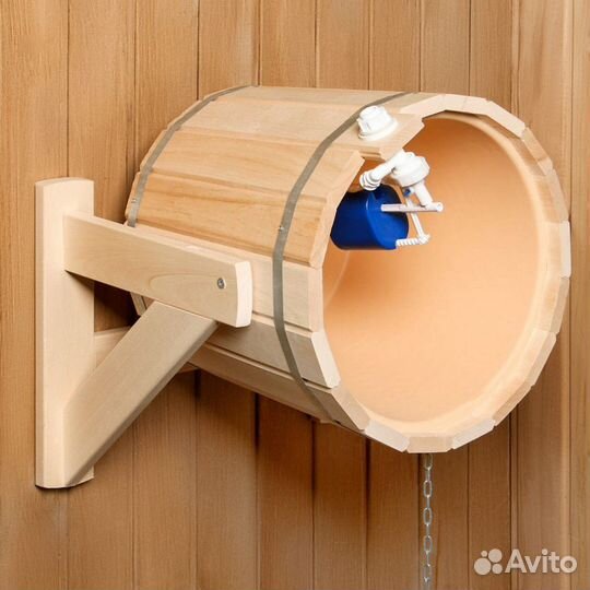 Обливное устройство 16л, липа, пласт. вставка (419