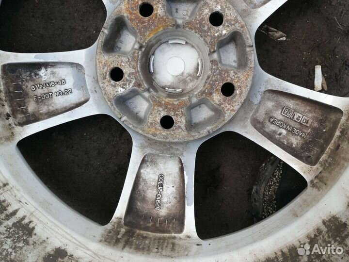 Оригинальные литые диски Hyundai r16