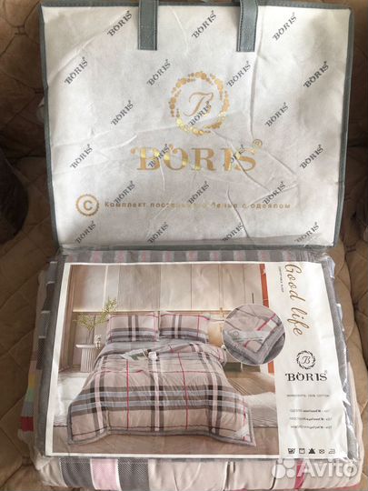 Постельное белье с одеялом Евро