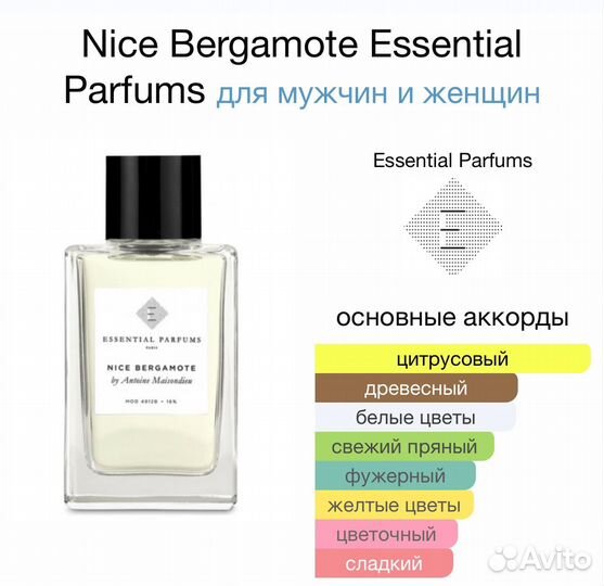 Nice bergamote распив оригинал