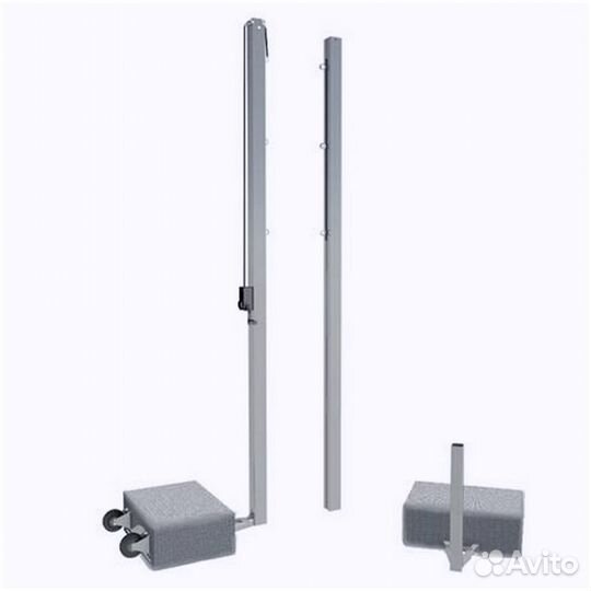 Универсальные мобильные алюминиевые стойки с механ