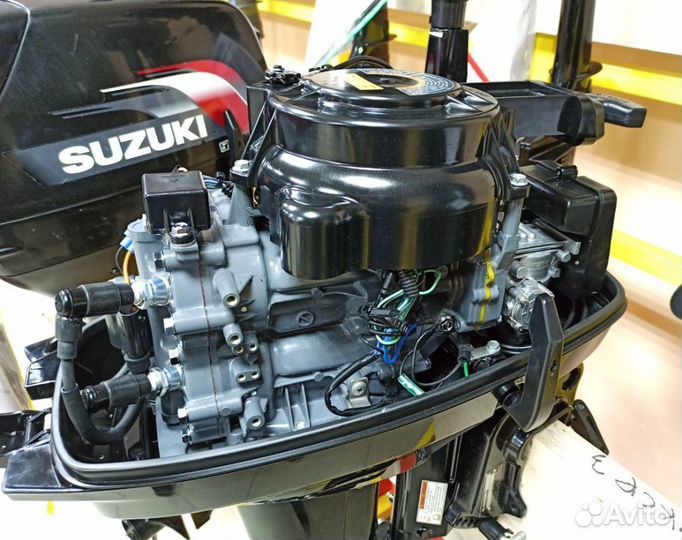 Лодочный мотор Suzuki 9.9/15AS лодка Риб