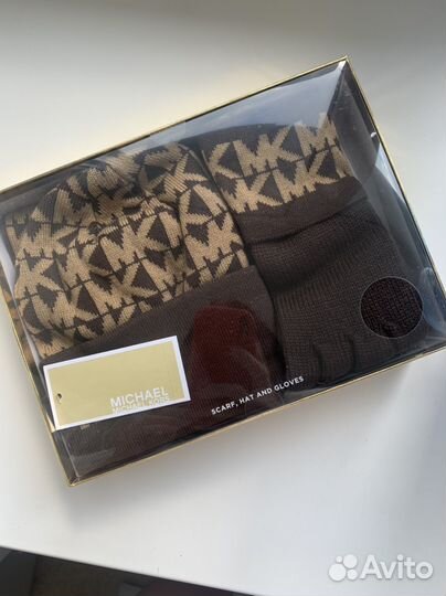 Шапка шарф перчатки Michael Kors