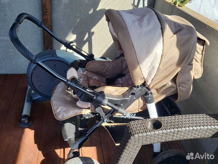 Детские коляски 2 в 1 с большими колесами