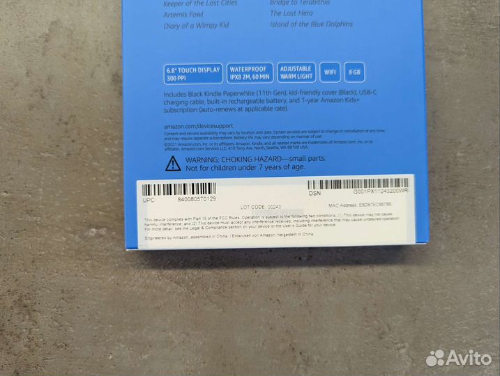 Новая Kindle Paperwhite Kids с обложкой