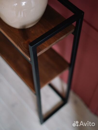 Комплект: стойка, табурет в стиле лофт