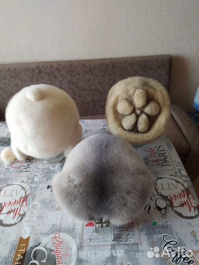 Шапка бандана норковая женская