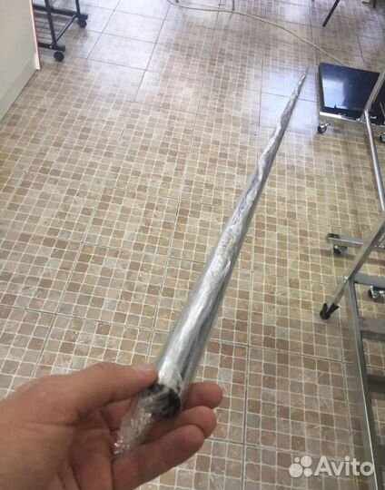 Труба джокер мебельная 25 мм хромированная 3 м