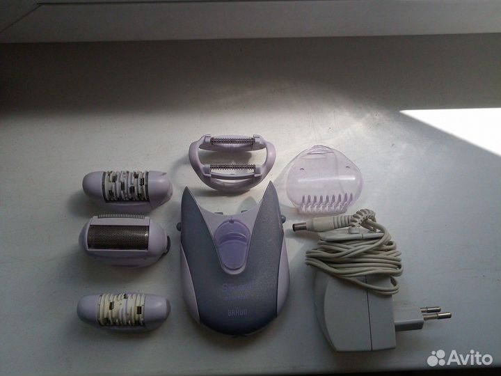 Эпилятор Silk-Epil Eversoft с насадками и триммеро