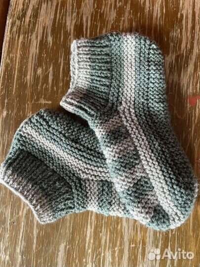 Носки тапочки ручная работа