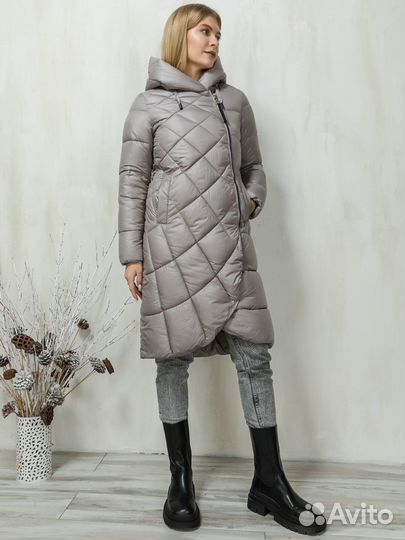 Пуховик еврозима пальто демисезонное 950 р.46
