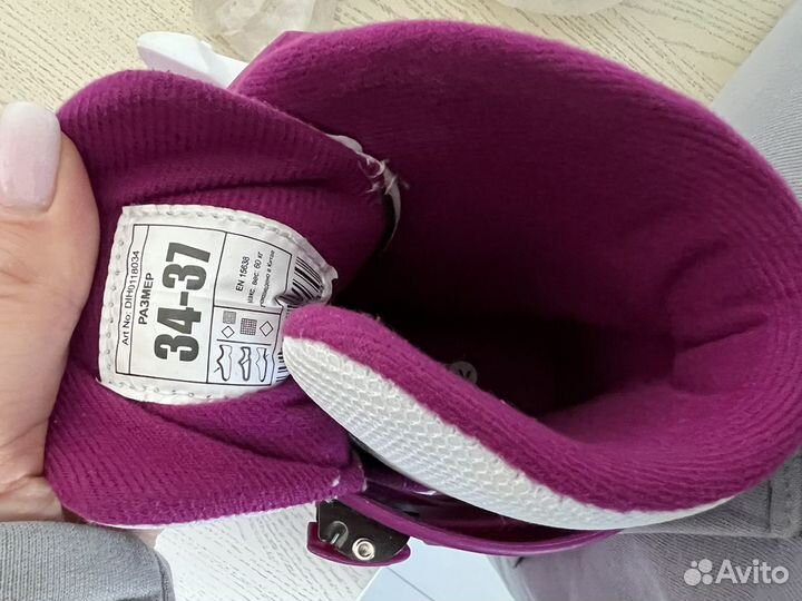 Коньки детские раздвижные 34 37