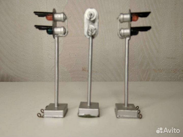 Железная дорога 16мм.3 светофора сжд/ржд