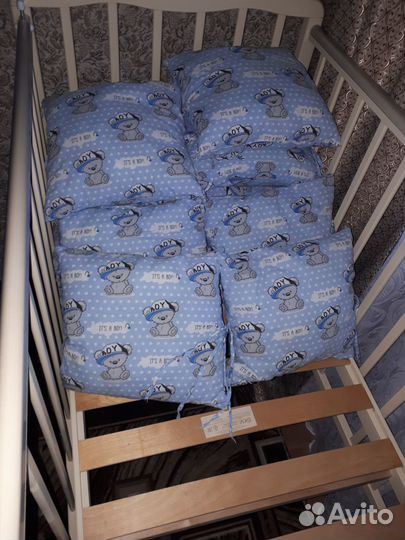 Продам кровать + бортики
