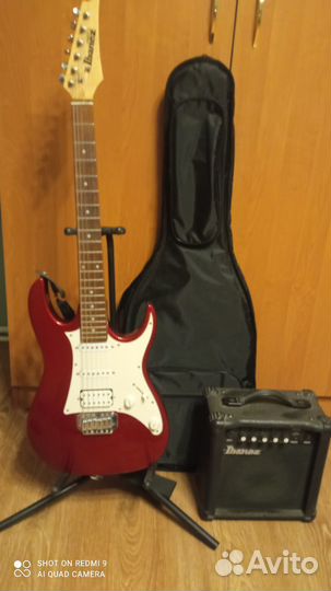 Электрогитара ibanez с комбиком