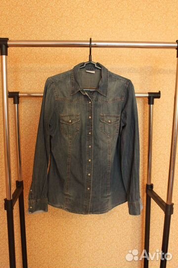 Рубашка джинсовая