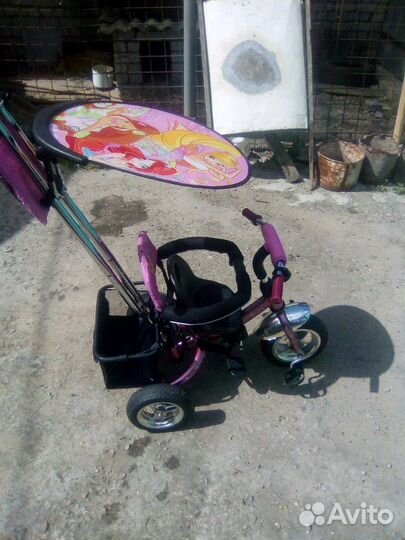 Коляска велосипед детский