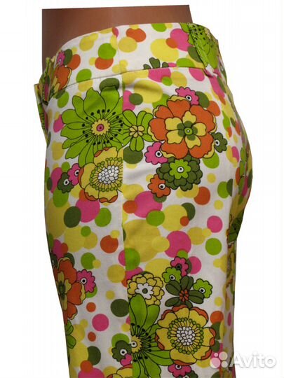 Капри яркие, летние, хлопок, Италия, новые 031317