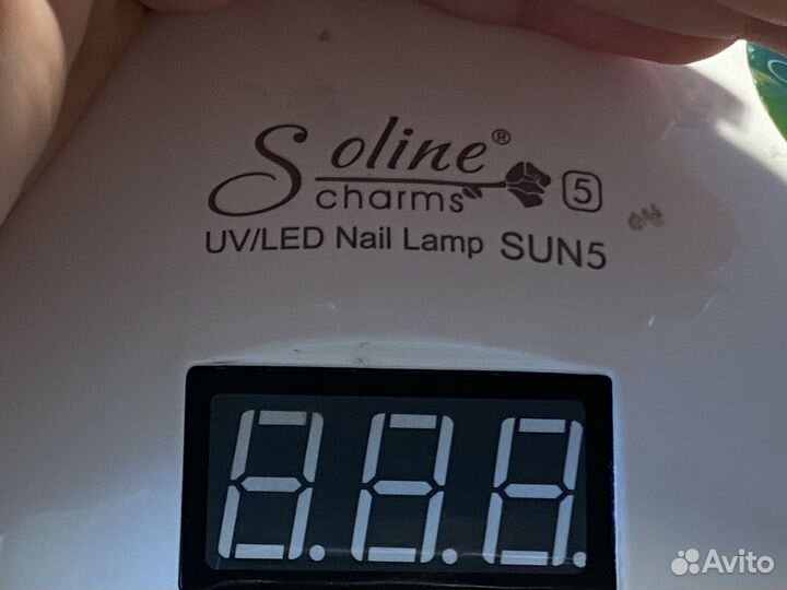 Лампа для сушки лаков Soline Charms SUN 5 Plus