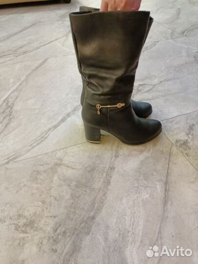 Сапоги женские натуральная кожа