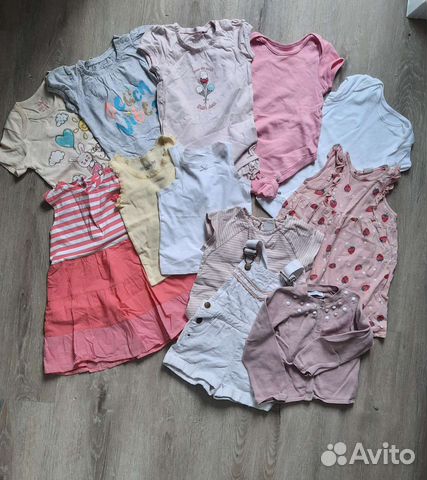 Летние вещи на девочку 86