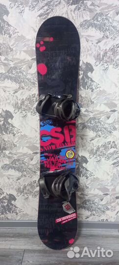 Сноуборд CSB 151cm+крепления Drake Matrix
