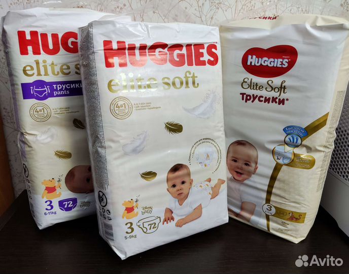 Подгузники huggies elite soft 0, 1, 2, 3, 4, 5