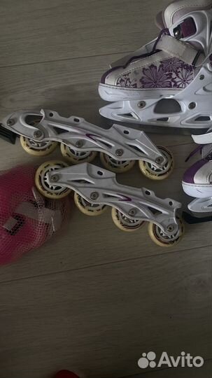 Детские коньки/ролики и защита