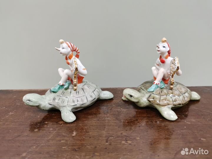 Фигурка фарфор Буратино Золотой ключик Киев СССР