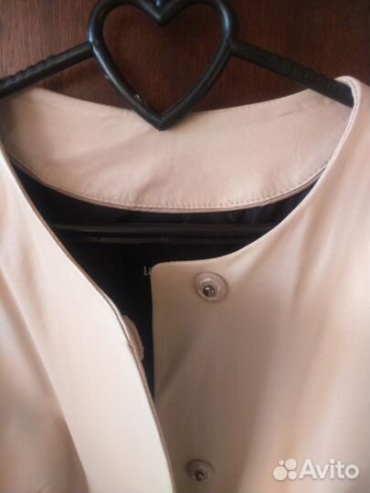 Пальто тренч кожа натуральная