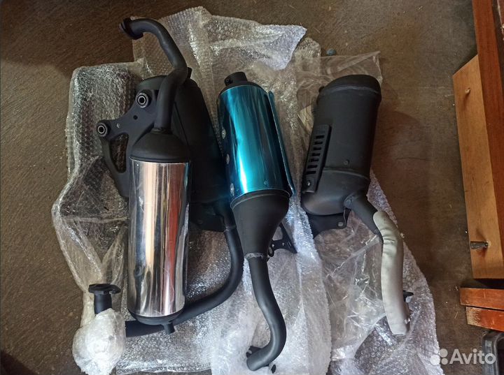 Глушители на скутера бу и новые