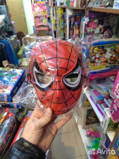 Маска человек паук герои марвел