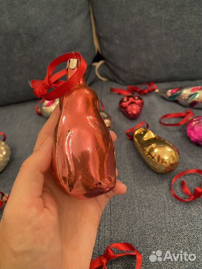 Елочные игрушки СССР набор стекло