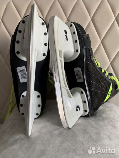 Продам хоккейные коньки graf Super G