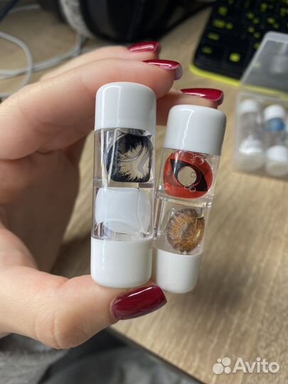 Линзы цветные косплейные 10пар