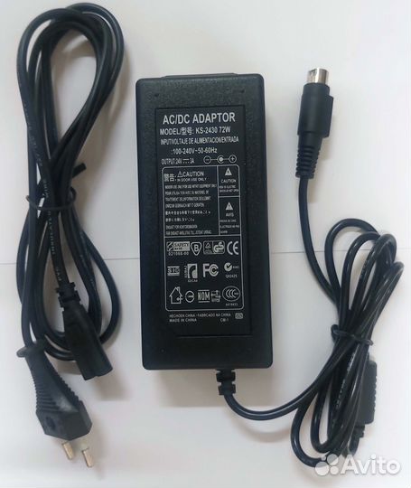 Блок питания 24V 2.5A для ккм атол, Штрих, VikiPri