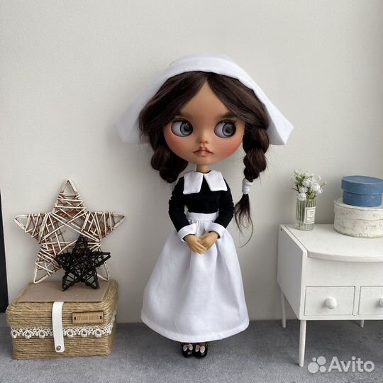 Платье Уэнсдэй Аддамс для блайз