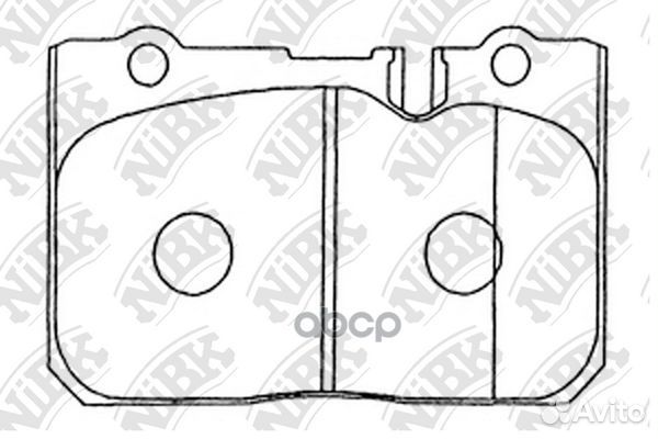 Колодки пер. lexus LS 94-00 PN1370 NiBK