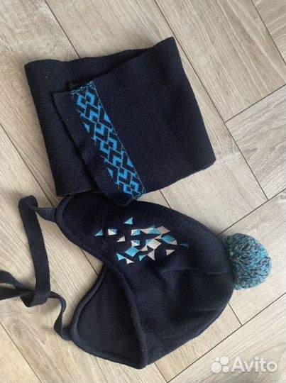 Шапка Густи Gusty и шарф 50-52