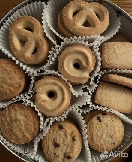 Печенье в металлической банке, 450 грамм