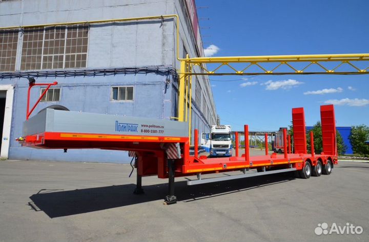 Полуприцеп трал (тяжеловоз) Политранс ТСП 94183, 2024